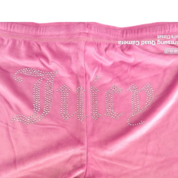 Juicy Couture 2pc Pajama Short & Shirt Lavender Logo Sleepwear Set - Picture 3 of 7